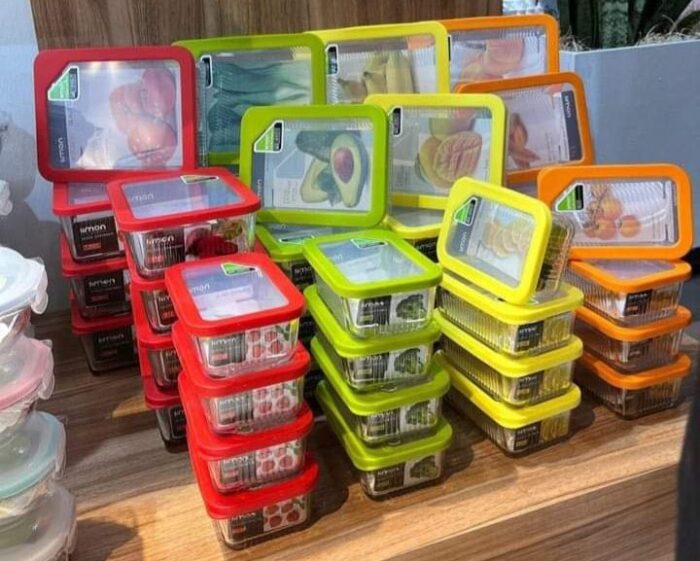 Unbreakable Limon Glass Container 3-Pcs Set (Rectangle) - Image 6