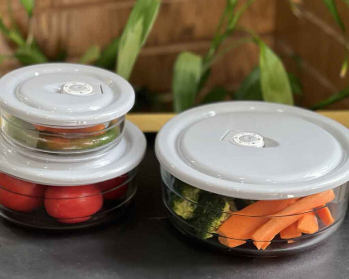 Limon Vacuum Glass Bowl 3-Pcs Set (Plain) - Image 4