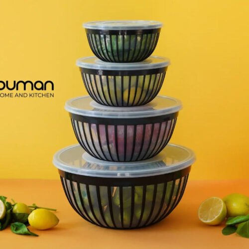 Duman Dorna Bowl Set With Lid 4 Pcs 763756 613074 500x500