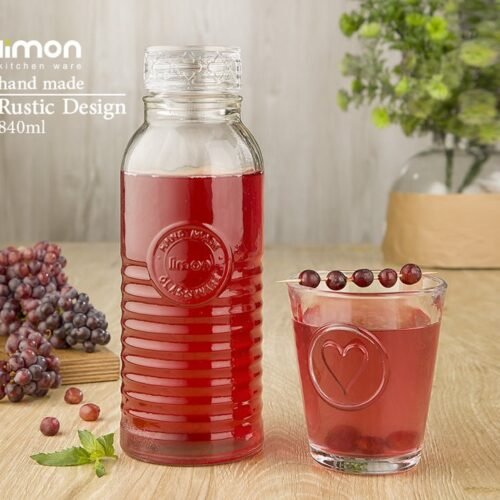 Limon Glass Bottle Rustic Design 840-ml