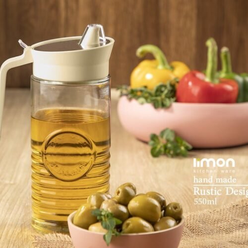 Limon Glass Oil Bottle 550-ml