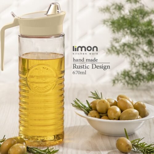 Limon Glass Oil Bottle 670-ml