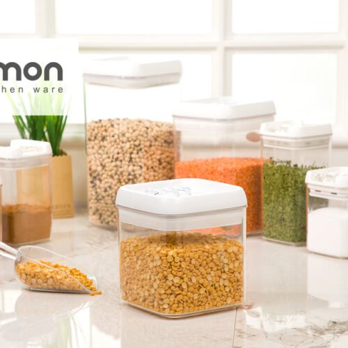 Limon Sarina Square Canister Jar 850 ml