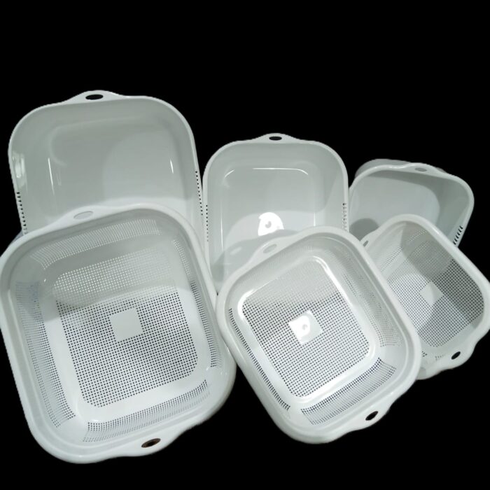 Limon Colander & Bowl Set 6-Pcs (Rectangular) - Image 4