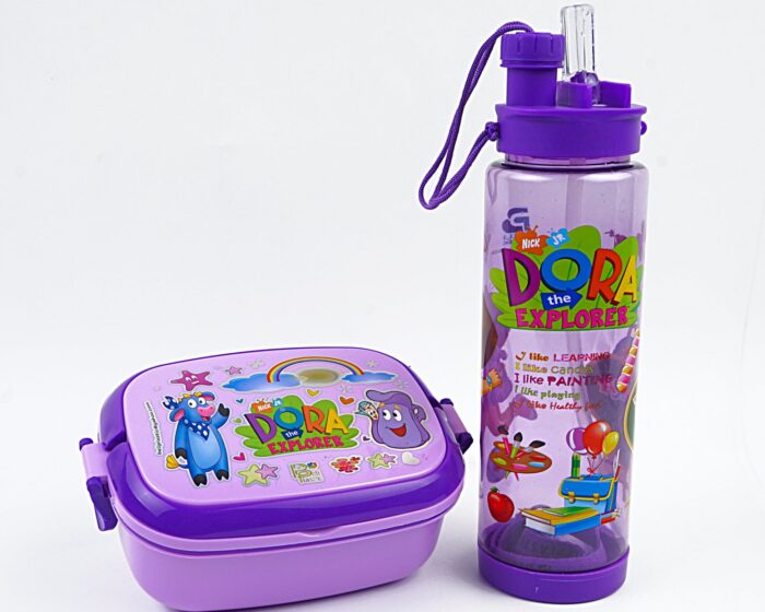 Lunch Box & Water Bottle 600-ml (2 in 1 Set)! - Image 13