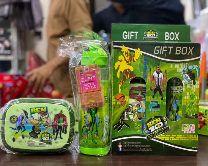 Lunch Box & Water Bottle 600-ml (2 in 1 Set)! - Image 5