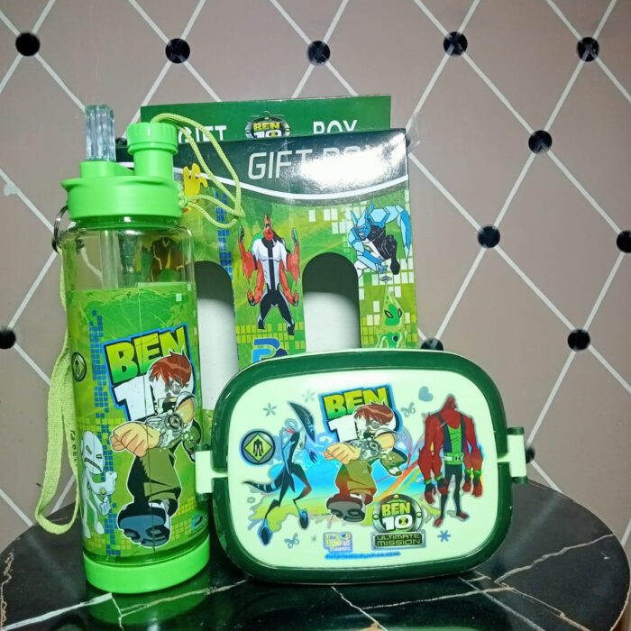 Lunch Box & Water Bottle 600-ml (2 in 1 Set)! - Image 10