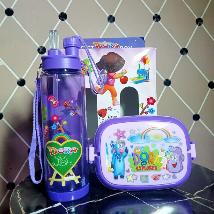 Lunch Box & Water Bottle 600-ml (2 in 1 Set)! - Image 9
