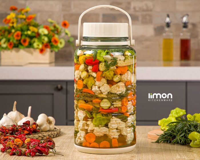 Limon Pickle Glass Container/ Jar 4 & 5 Liters - Image 7