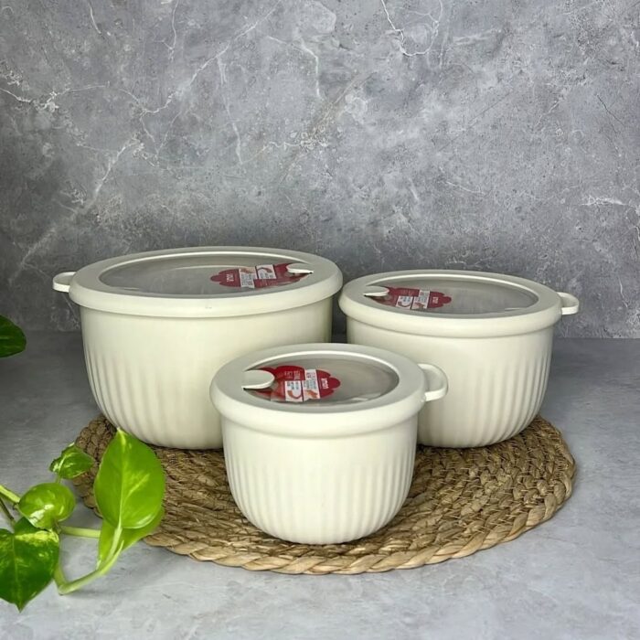 Limon Bowl Set – 3 Pc's with Vented Lid - Image 4