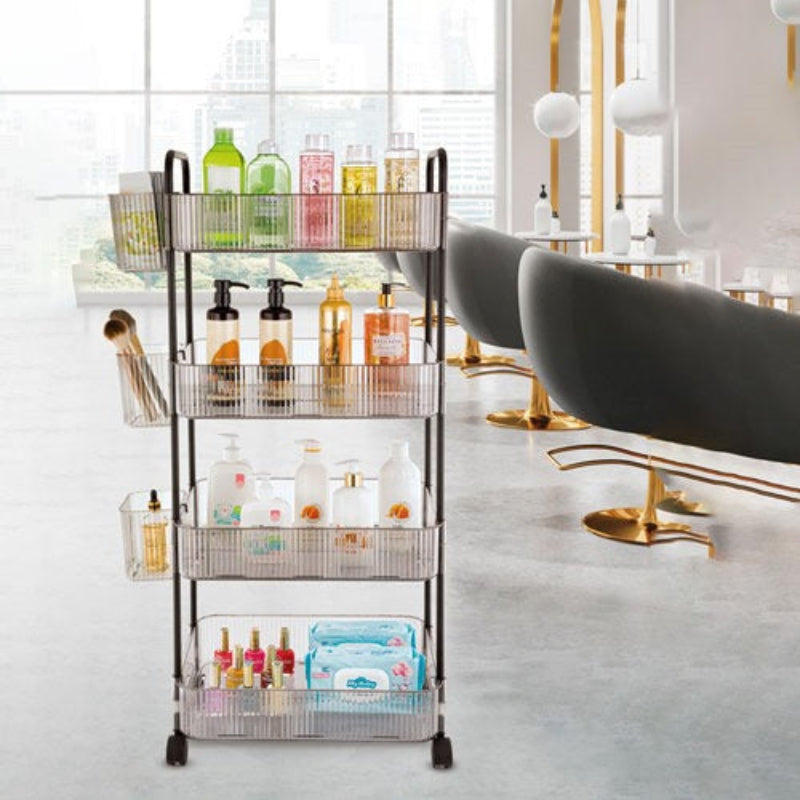 Limon Acrylic 4-Tier Trolley – Multi-Purpose Storage Cart - Image 6