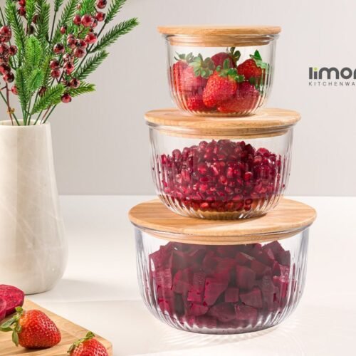 Limon Glass Bowl Set With Wooden Lid 823775 692992 500x500