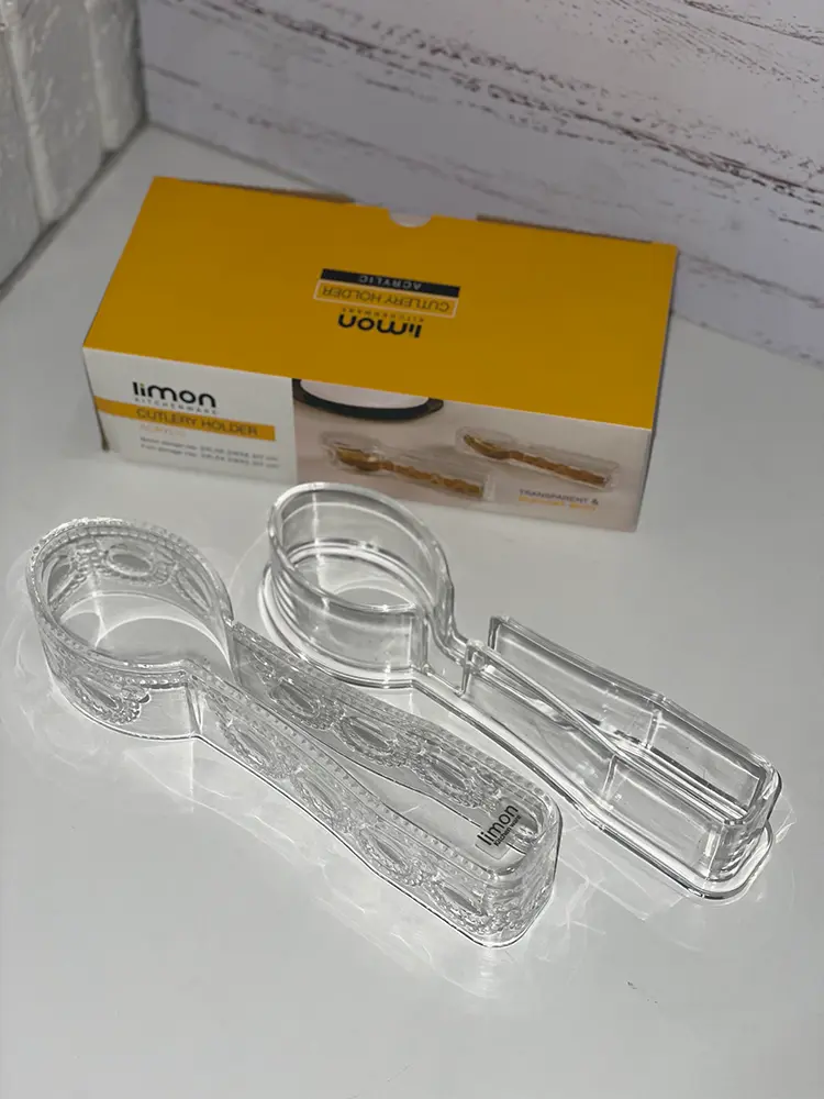 Deluxe Spoons & Forks Holder with Lid by Limon - Image 6