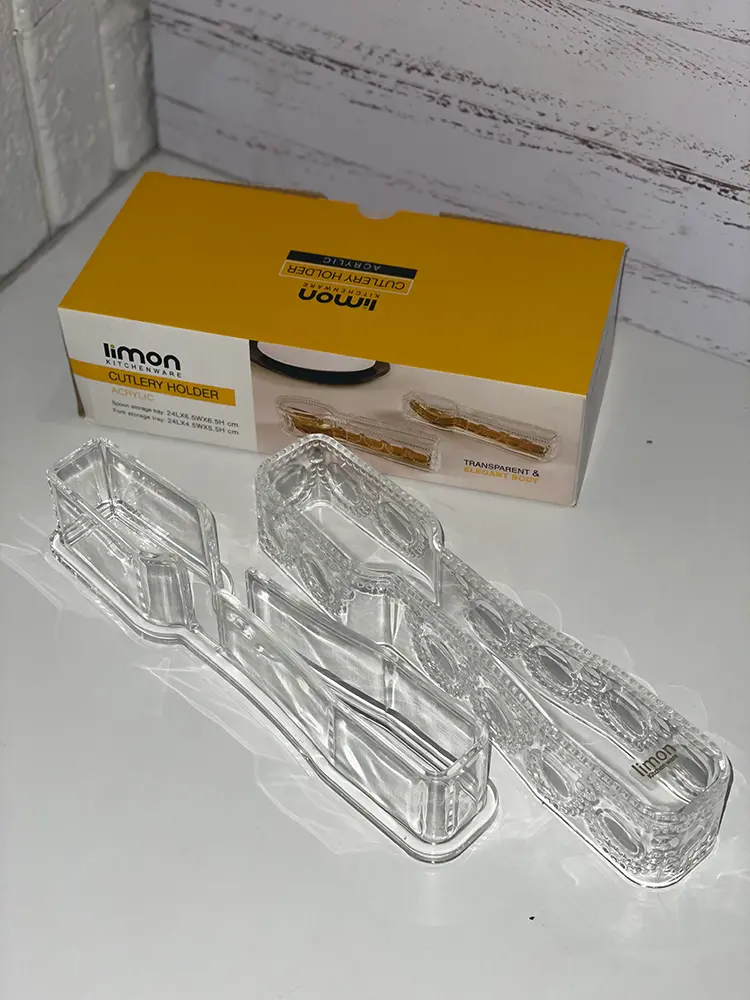 Deluxe Spoons & Forks Holder with Lid by Limon - Image 5