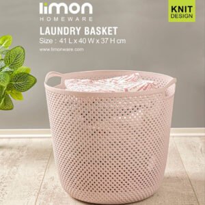 limon flexi laundry basket with handles (round)