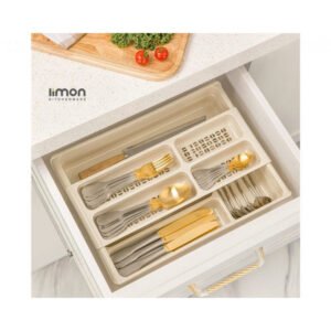 limon cutlery 2 layer rack & holder (plastic)