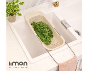 multipurpose sink drain basket by limon