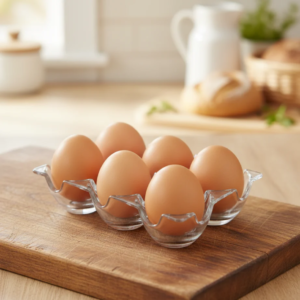 eggs storage 6 grid acrylic by limon