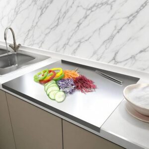 3piece stainless steel cutting board set