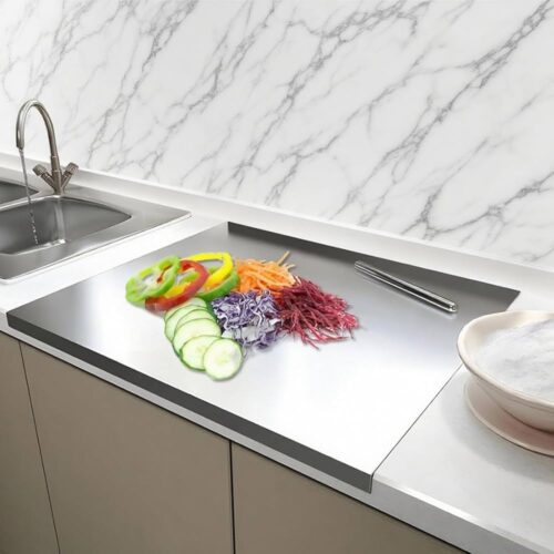 3piece stainless steel cutting board set