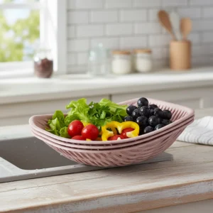 limon 3 piece bamboo multiuse basket set
