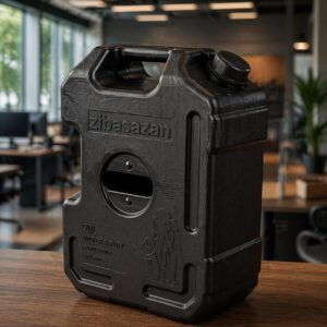 zibasazan mammoth barrel – heavy duty plastic jerry can for water & oil storage