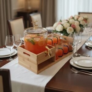 the refresh hub dispesner & glasses set