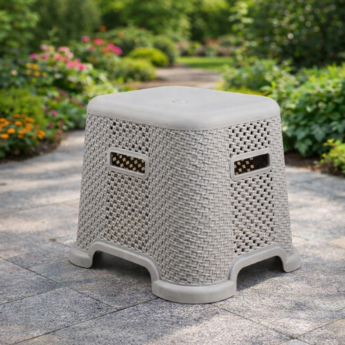 StyleWeave Multi-Purpose Plastic Stool by Limon