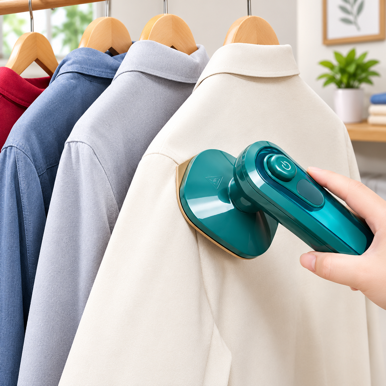 Mini Garment Steamer & Travel Iron - Image 2