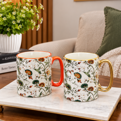 Danny Home Porcelain Mug Set – 2 Pcs