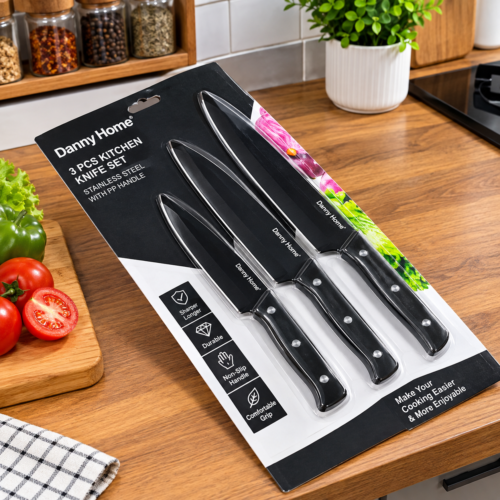 DANNY HOME 3PCS Kitchen Knife Set