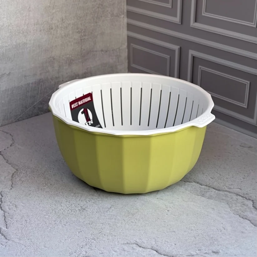 Ziba 2-in-1 Colander & Bowl Set (3-Piece) - Image 8