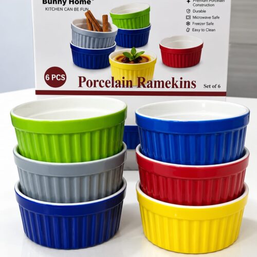 Danny Home Bowl Set – 6 Pcs Mixed Color Serving Bowls