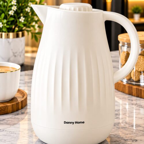 Danny Home Fluted Vacuum Flask – Stylish Tea & Coffee Thermos