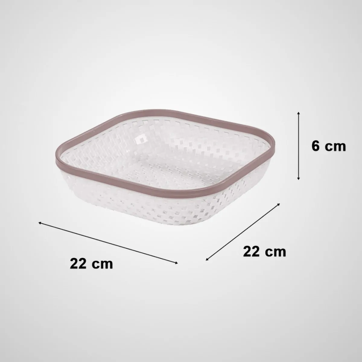 Limon Large Bread Basket with Knit Design - Image 6