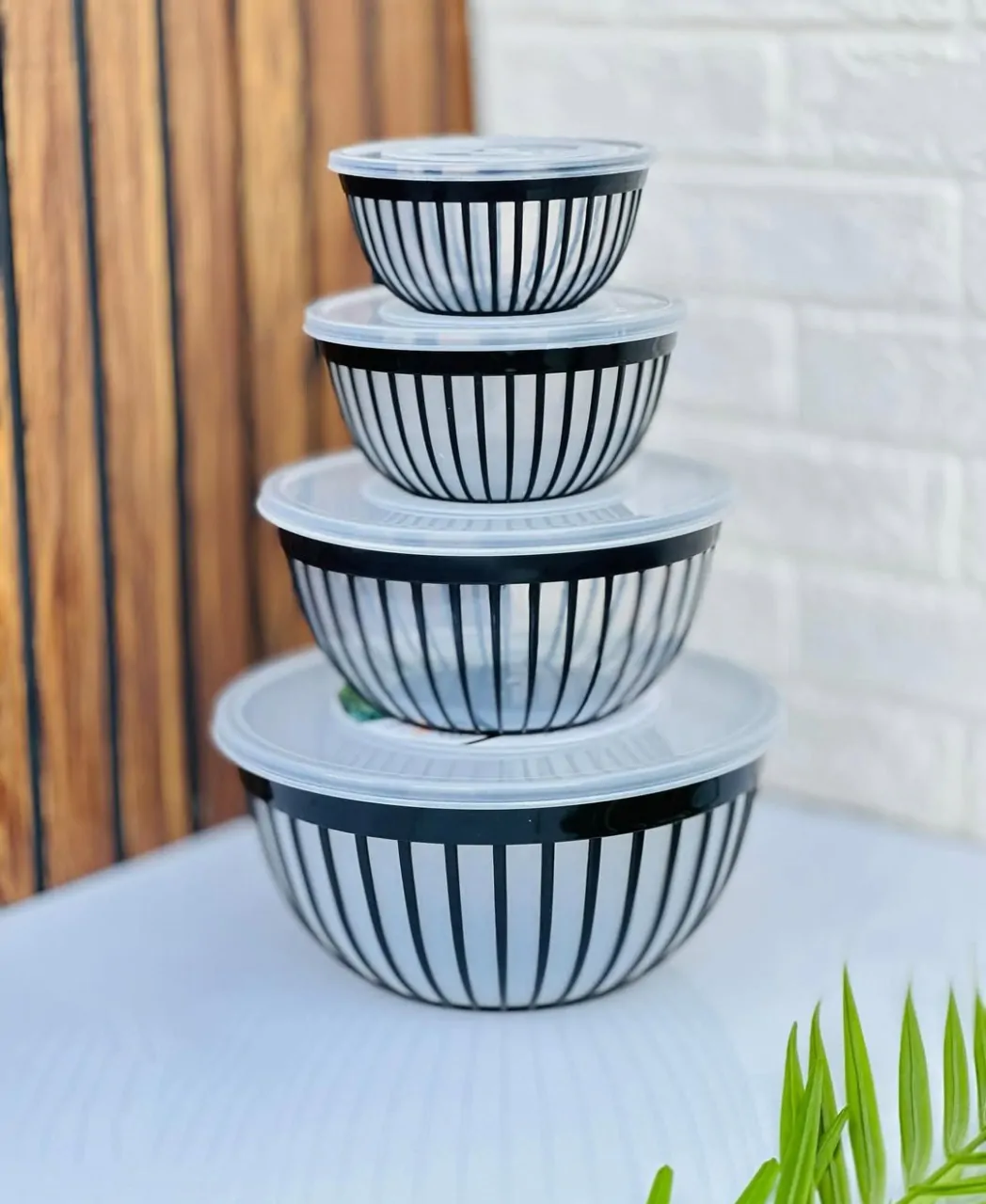 Duman Dorna Bowl Set with Lid 4-Pcs - Image 5