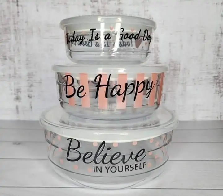 Limon Vacuum Glass Bowl with Dated Lid 3-Pcs Set (Printed) - Image 5