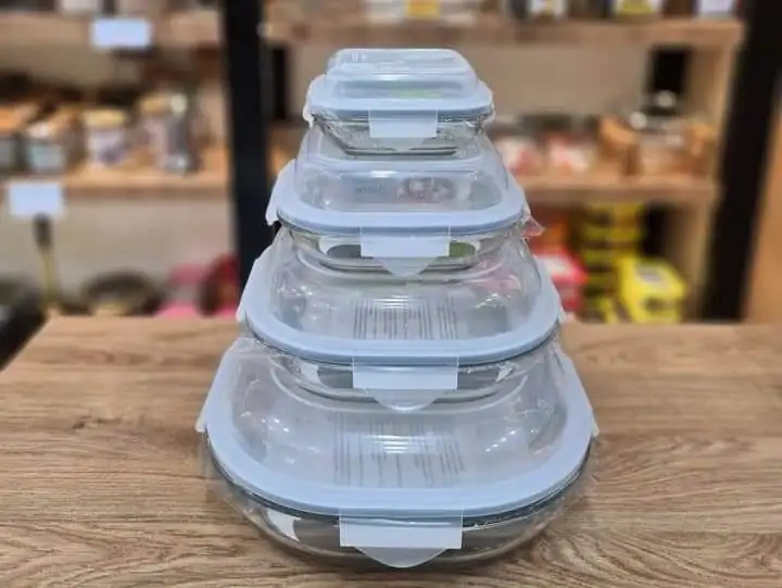 Limon Glass Container Set 4-Pcs (Round) - Image 2