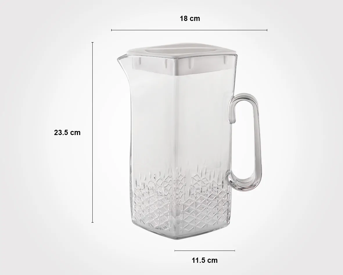 Limon Acrylic Square Pitcher Jug. - Image 10