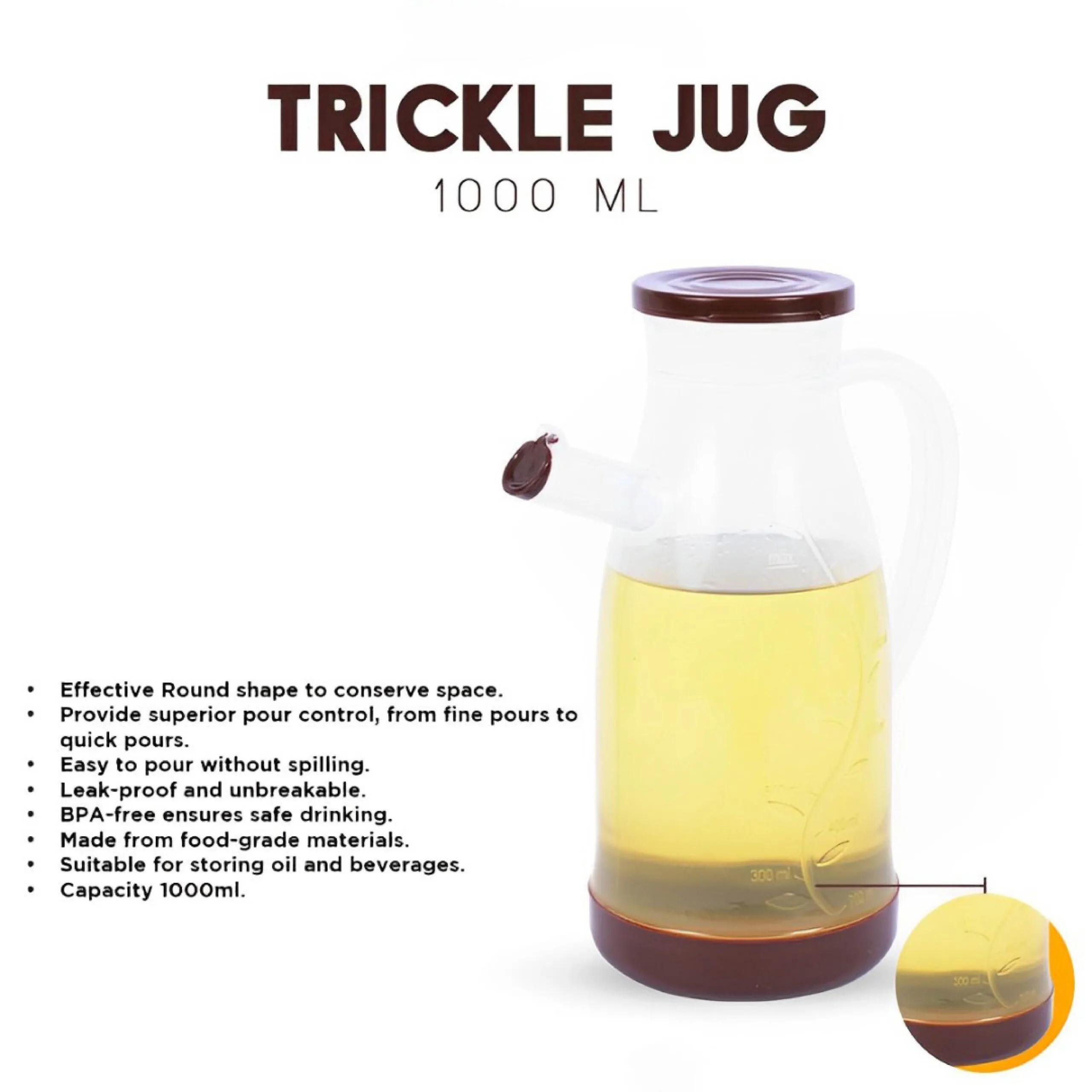 Maxware Trickle Oil Jug 1-Liter - Image 7