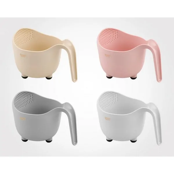 Limon Washing Bowl Set with Handle & Strainer - Image 4