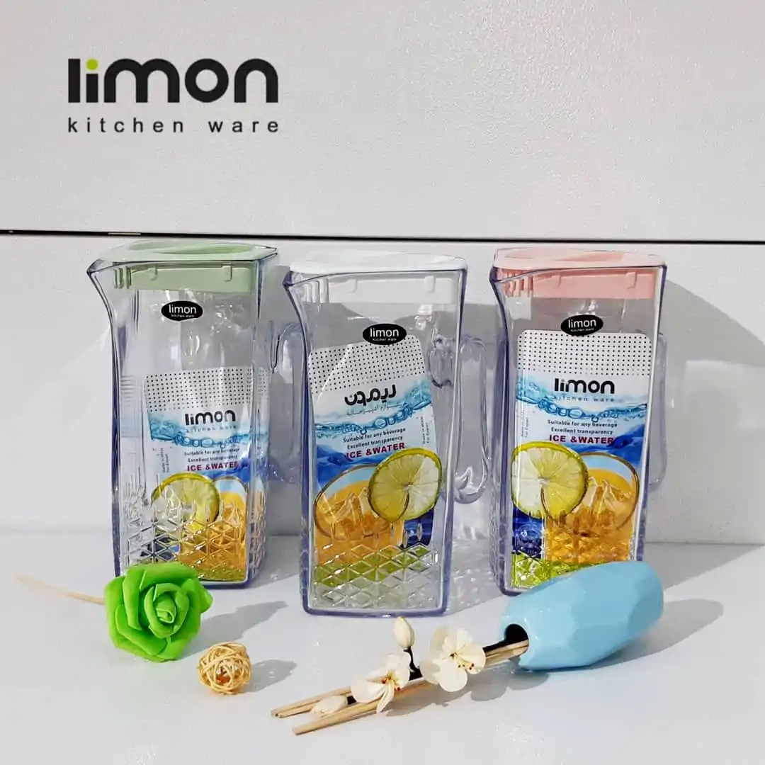 Limon Acrylic Square Pitcher Jug. - Image 2