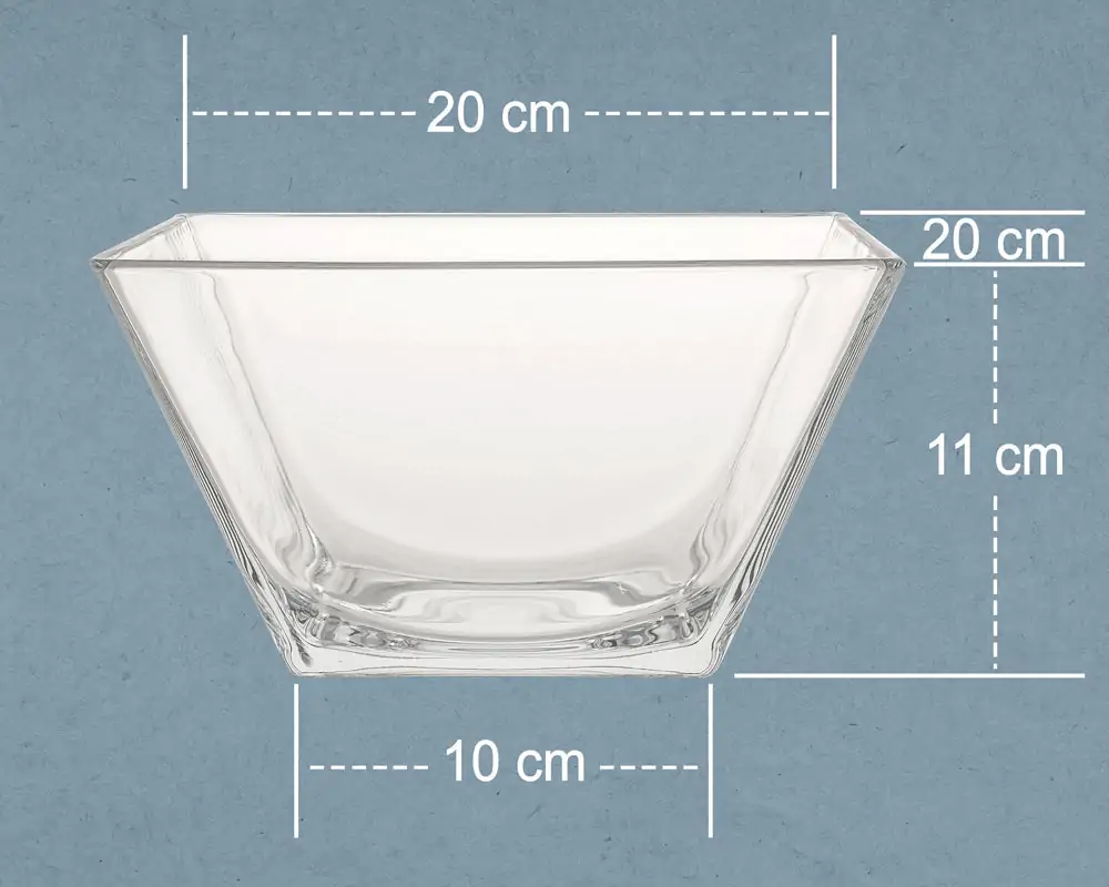 Limon Square Glass Bowl 1200-Ml - Image 5