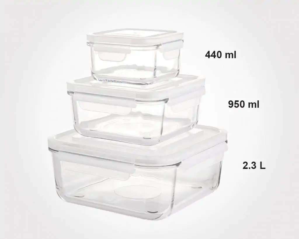 Limon Glass Container Set (Square) - Image 8