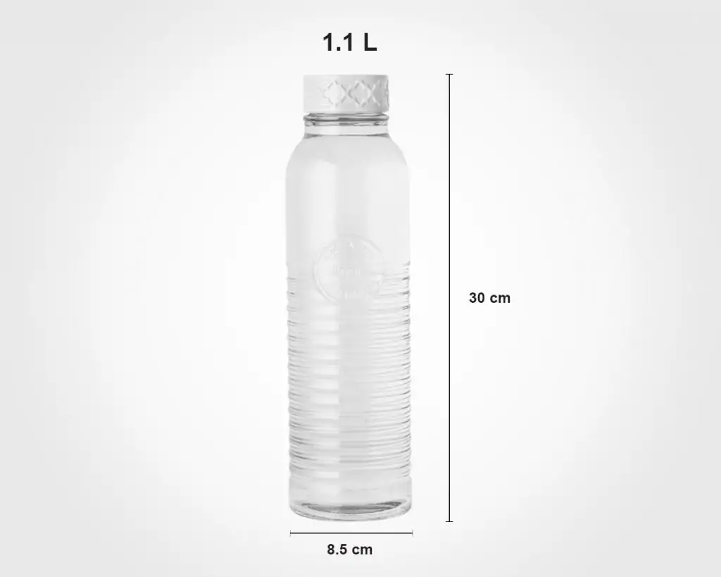 Limon Glass Bottle Rustic Design 1.1 L - Image 4