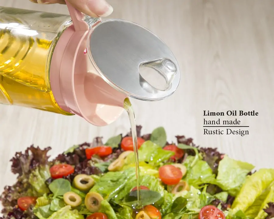 Limon Glass Oil Bottle 550-ml - Image 2