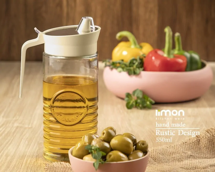 Limon Glass Oil Bottle 550-ml