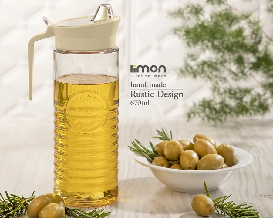 Limon Glass Oil Bottle 670-ml