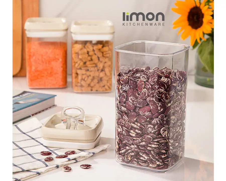 Sarina Square Canister Jar 1.9 L