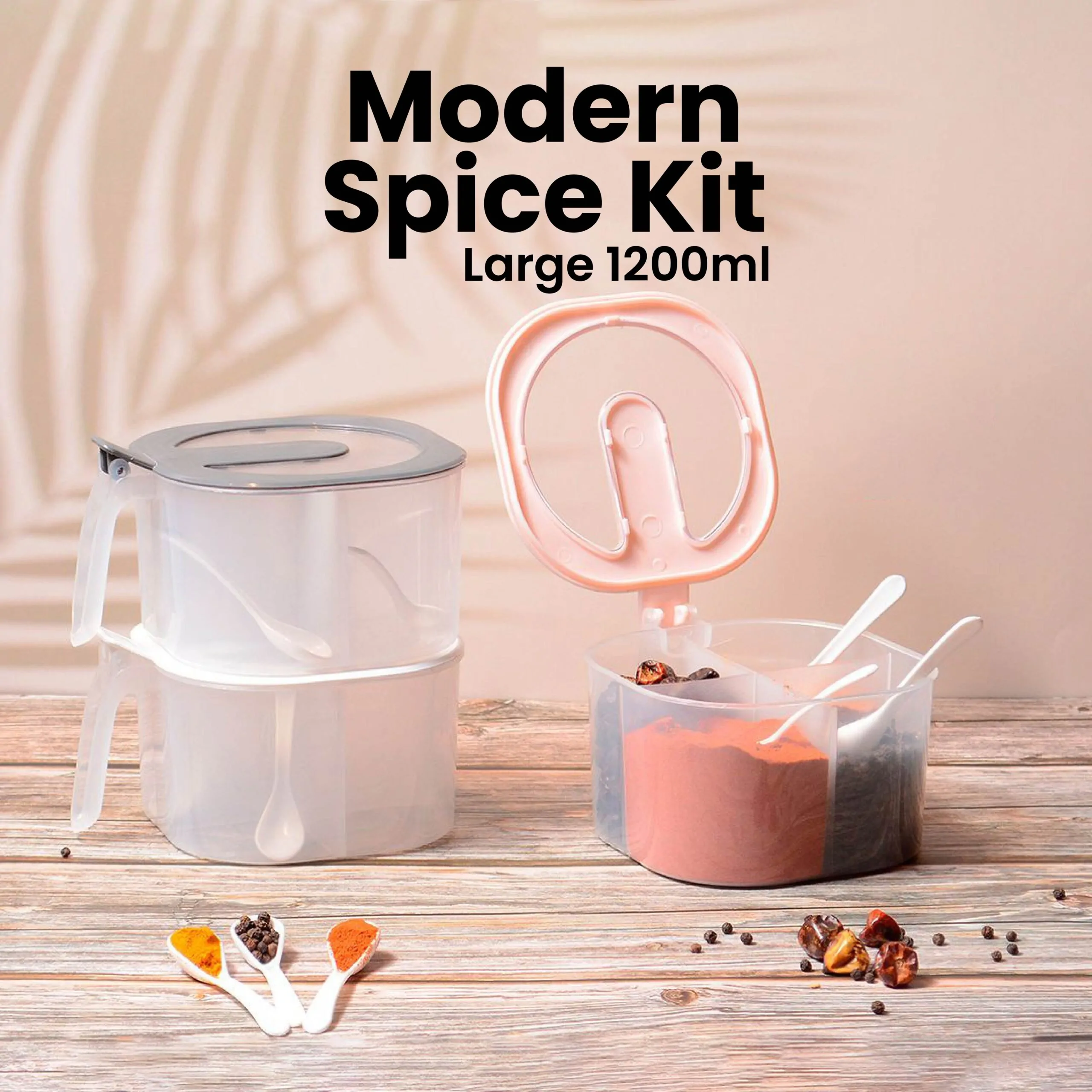 Maxware Moden Spice Kit with 4-Sections 1200ml - Image 2